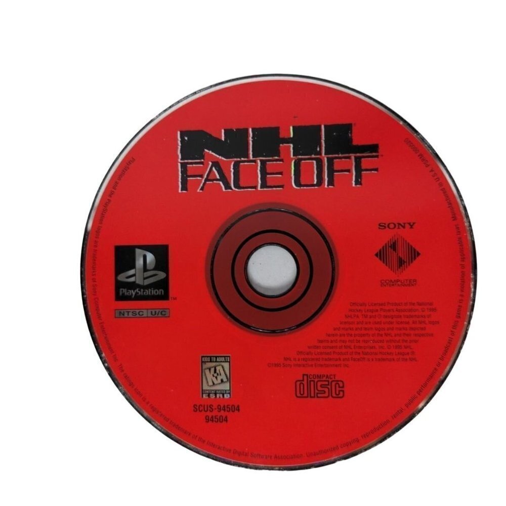 NHL Face Off Sony PlayStation 1 Game